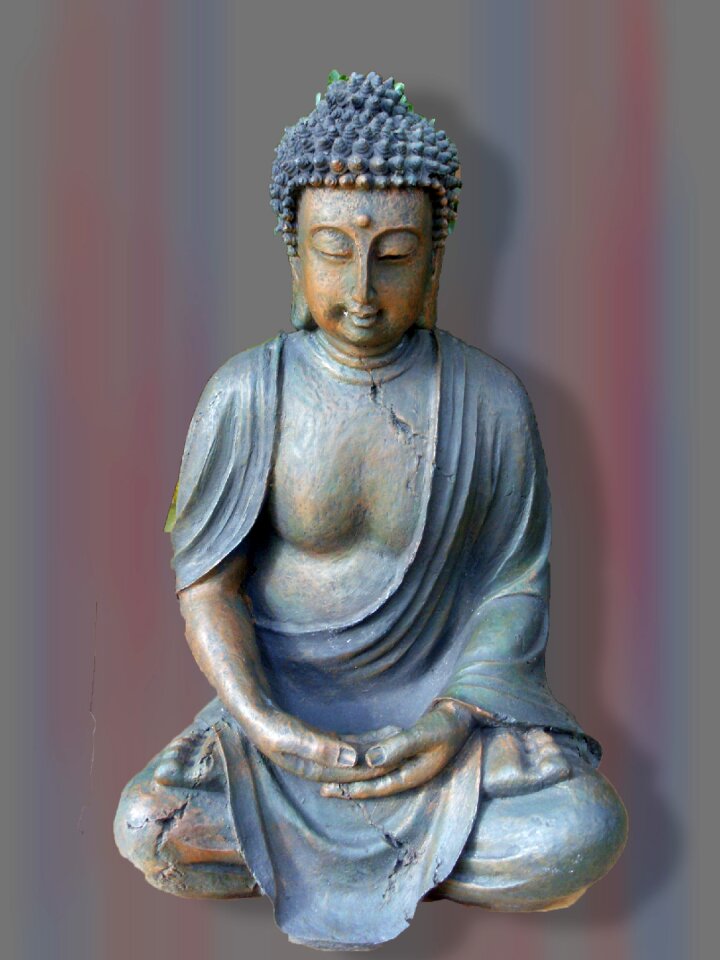 Stone figure art photoshop