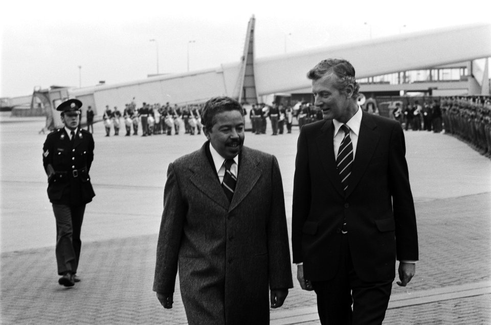 Aankomst premier Pedro Verona Rodriques Pires van de Kaapverdische Republiek afg, Bestanddeelnr 929-6454
