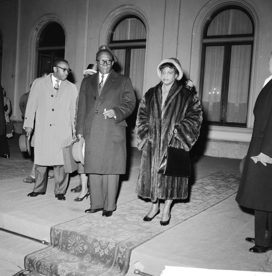 Aankomst president Tubman van Liberia in Den Haag, Bestanddeelnr 911-6707