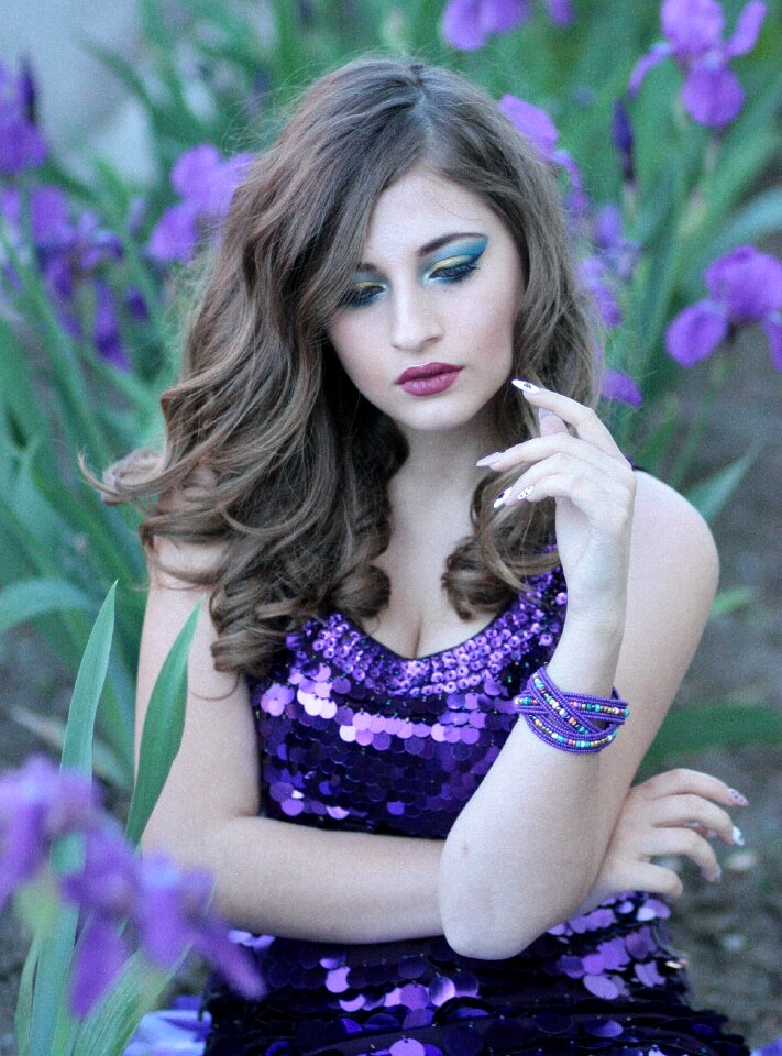 Sadness beauty portrait