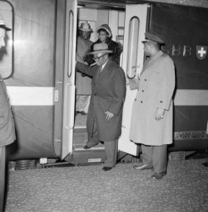 Aankomst president Tubman van Liberia in Den Haag, Bestanddeelnr 911-6709