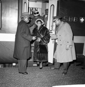 Aankomst president Tubman van Liberia in Den Haag, Bestanddeelnr 911-6710