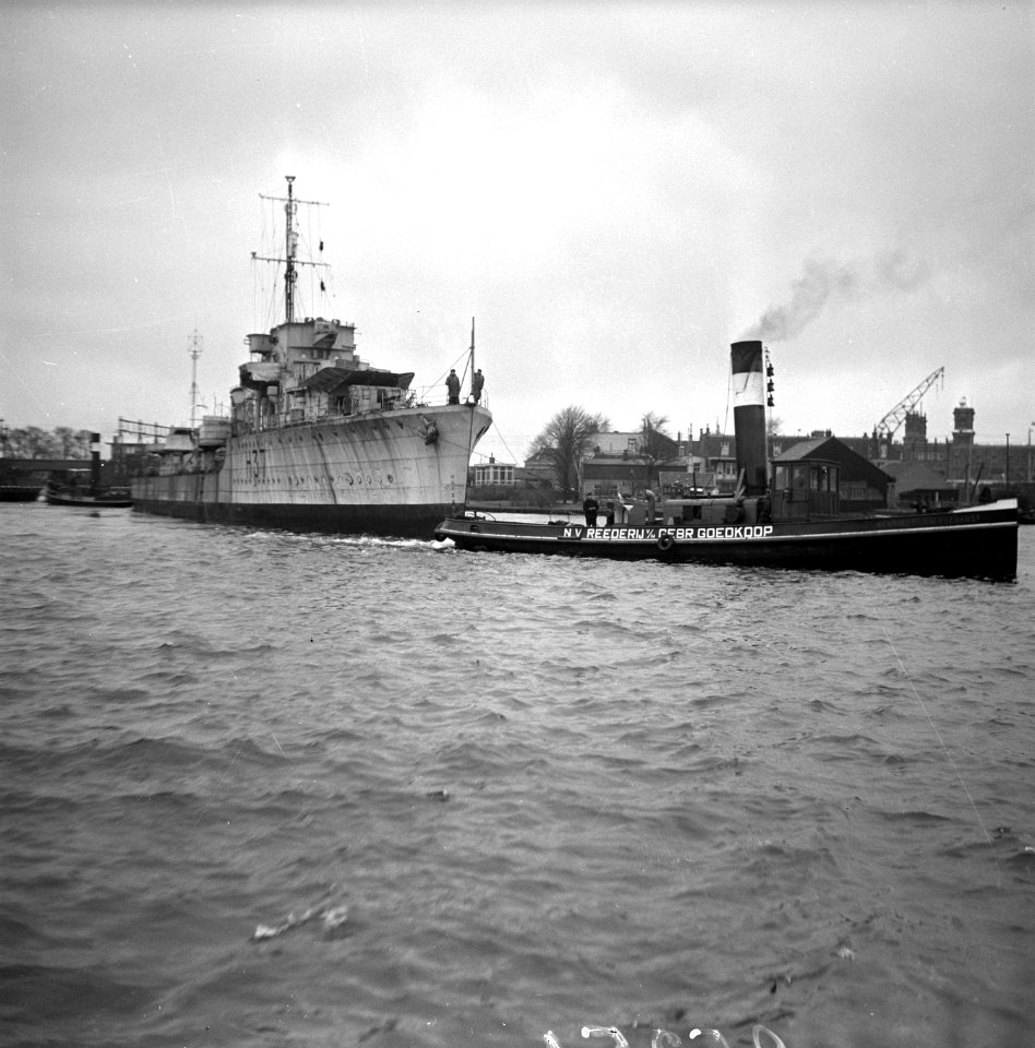 Aankomst torpedobootjager Garland, Bestanddeelnr 902-5351