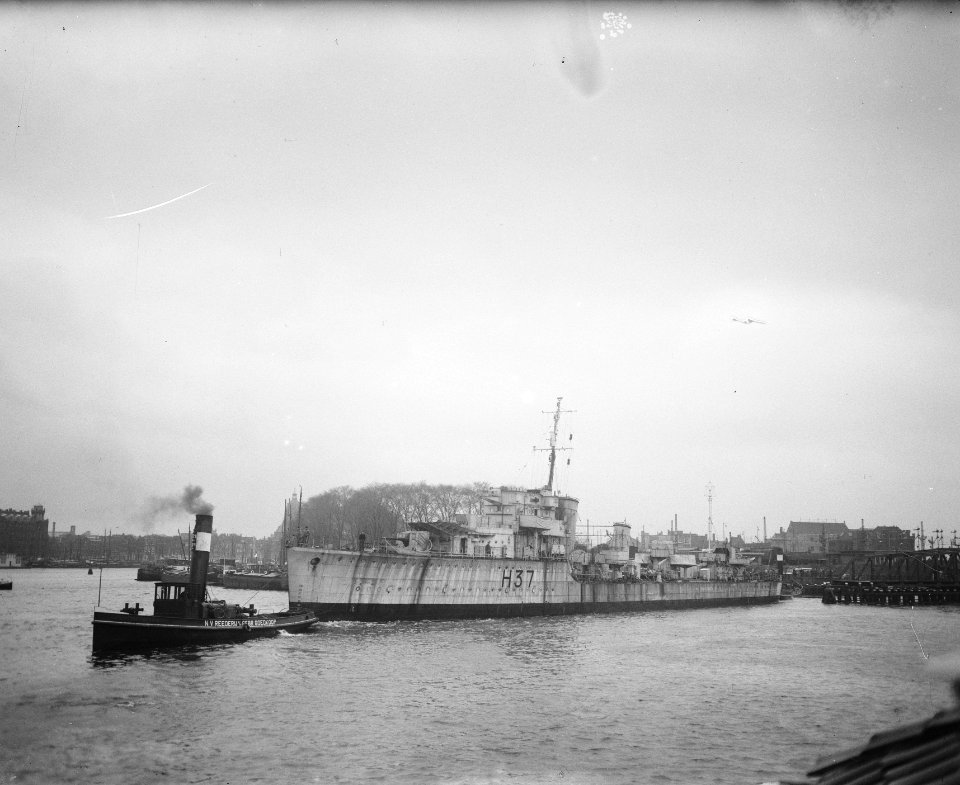 Aankomst torpedobootjager Garland, Bestanddeelnr 902-5348