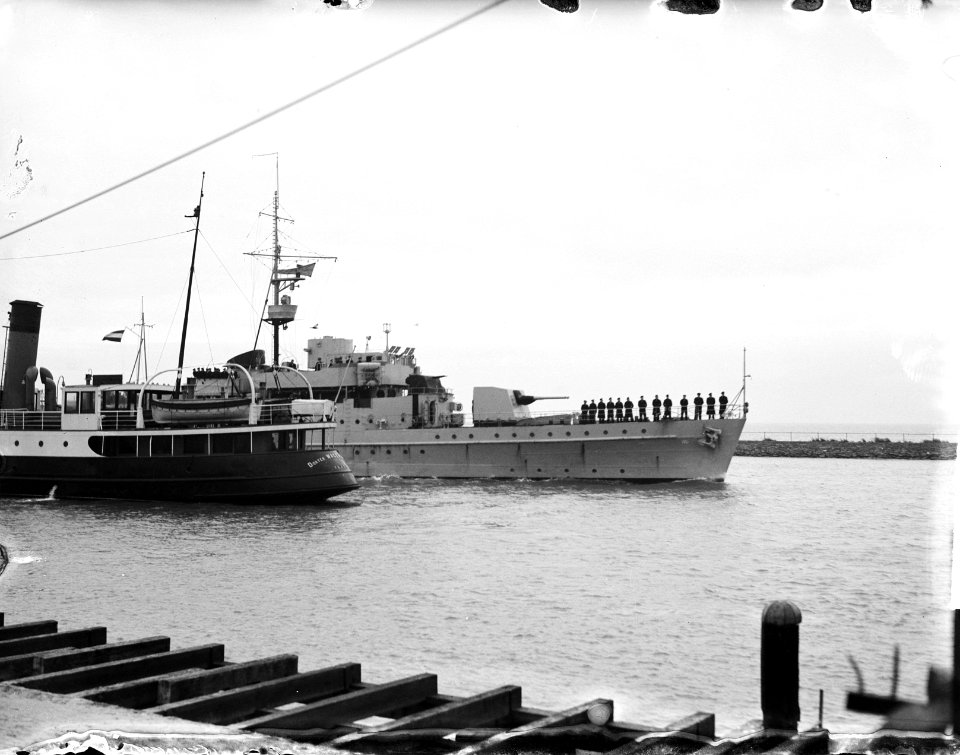 Aankomst van Hr. Ms. Van Speijck in Den Helder, Bestanddeelnr 903-1226