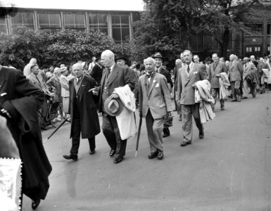 Aankomst USC-reunisten Utrecht, Bestanddeelnr 907-8651