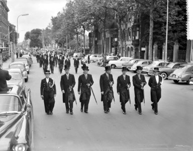 Aankomst USC-reunisten Utrecht, Bestanddeelnr 907-8635