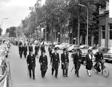Aankomst USC-reunisten Utrecht, Bestanddeelnr 907-8636