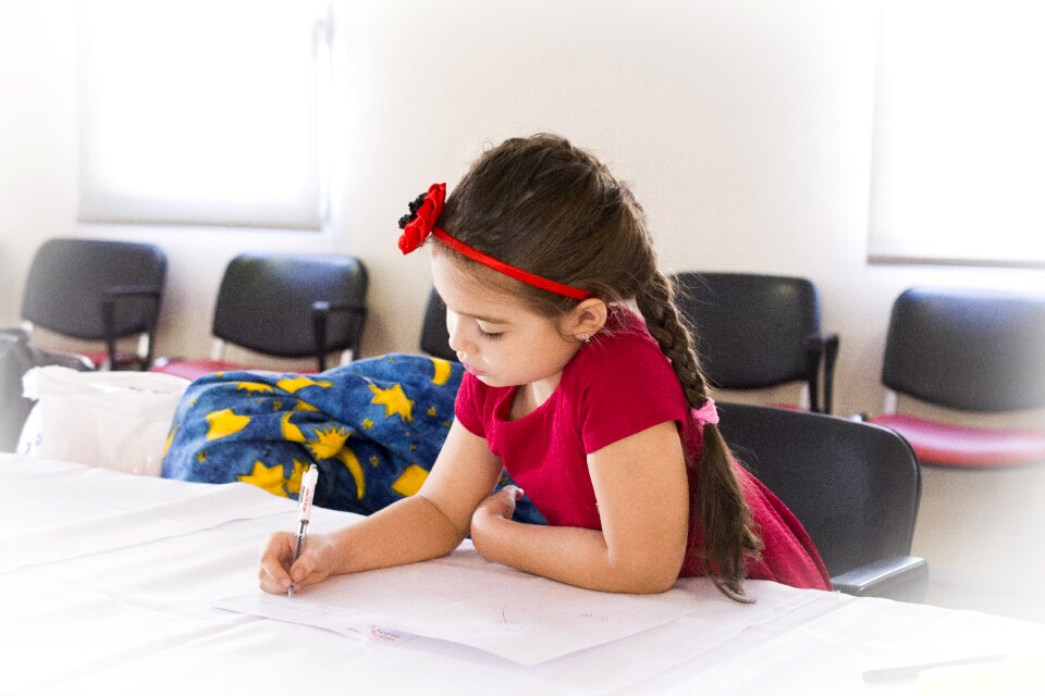 School letter drawing