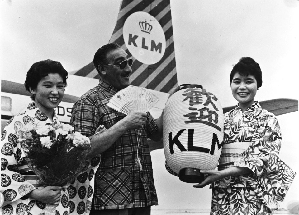 Aankomst van Max Tailleur in Tokyo, Bestanddeelnr 910-5592