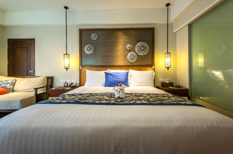 Bed classical cabinet