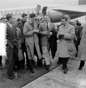 Aankomst Clark Cable op Schiphol, Bestanddeelnr 905-9791