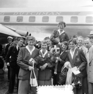 Aankomst dames athletiek Finland, Bestanddeelnr 934-5419