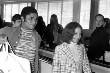 Aankomst Benfica op Schiphol, Eusebio, Bestanddeelnr 925-5028