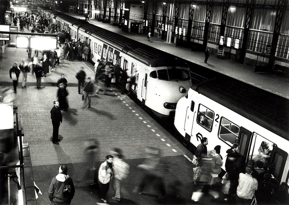 Aangekocht in 1991 van United Photos de Boer bv. - Negatiefnummer 33581 k 26 A. - Gepubliceerd in het Haarlems Dagblad van 07.01.1991