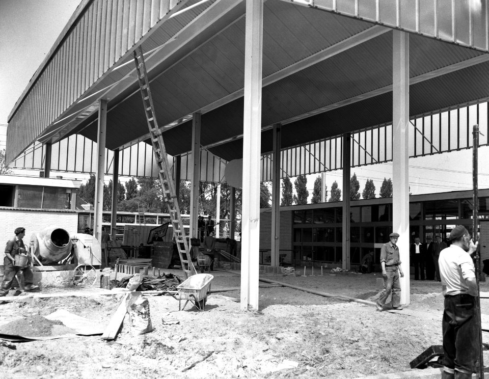Aanbouw Station Sloterdijk. Kijkje in hal, Bestanddeelnr 934-5902