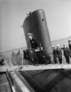 Aankomst atoomduikboot Skate in Den Helder, Bestanddeelnr 909-8163