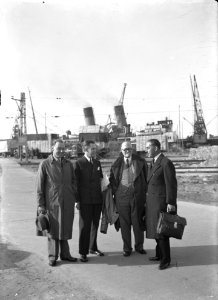 Aankomst BBC omroepers Hoek van Holland, Bestanddeelnr 901-6880