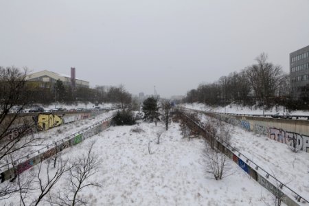 A103 north end with snow 2021-02-08 03