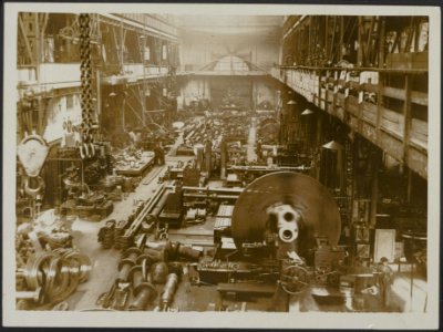 A workshop in one of the Clyde Yards, Bestanddeelnr 158-2650