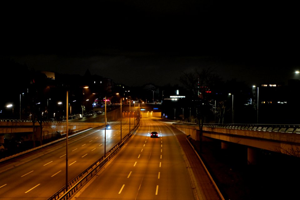 A103 from Joachim-Tiburtius-Brücke at night 2021-01-07 09