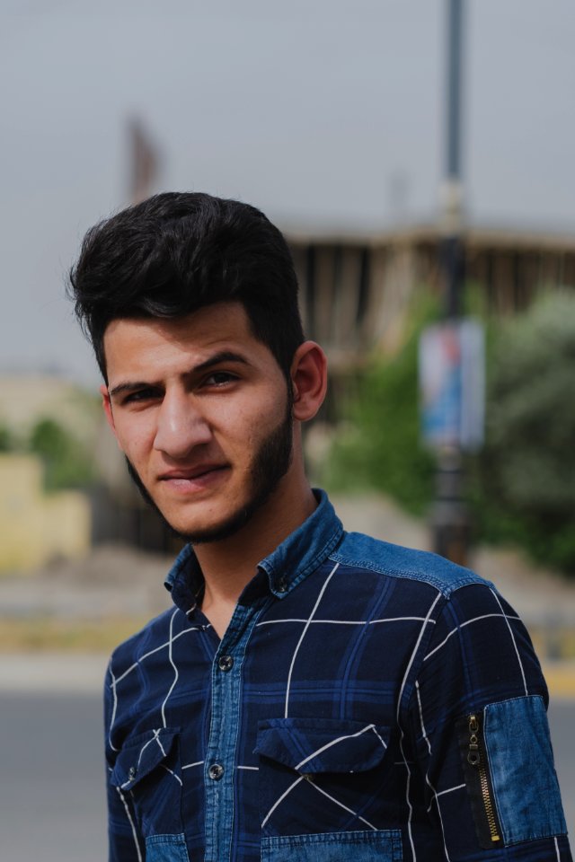 A young Moslawi gentleman poses for a portrait in summer of 2019 in Mosul 02