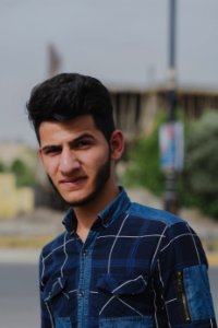 A young Moslawi gentleman poses for a portrait in summer of 2019 in Mosul 02