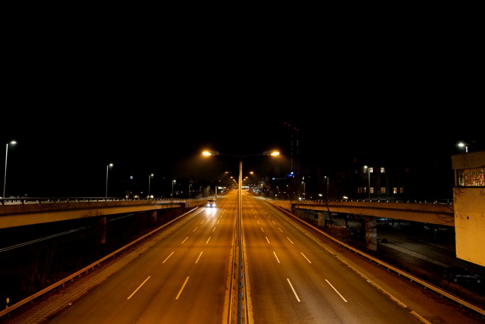 A103 from Joachim-Tiburtius-Brücke at night 2021-01-07 01