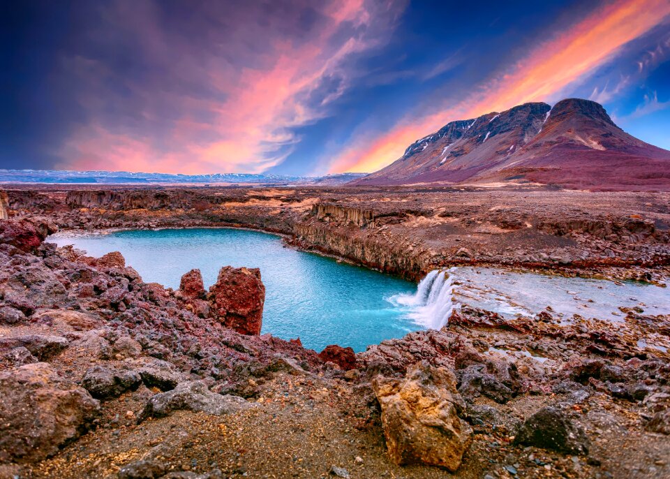 Water nature mountain lake