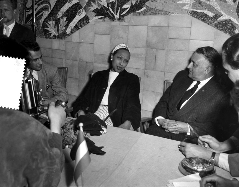 Aankomst Josephine Baker Schiphol, Bestanddeelnr 907-7469