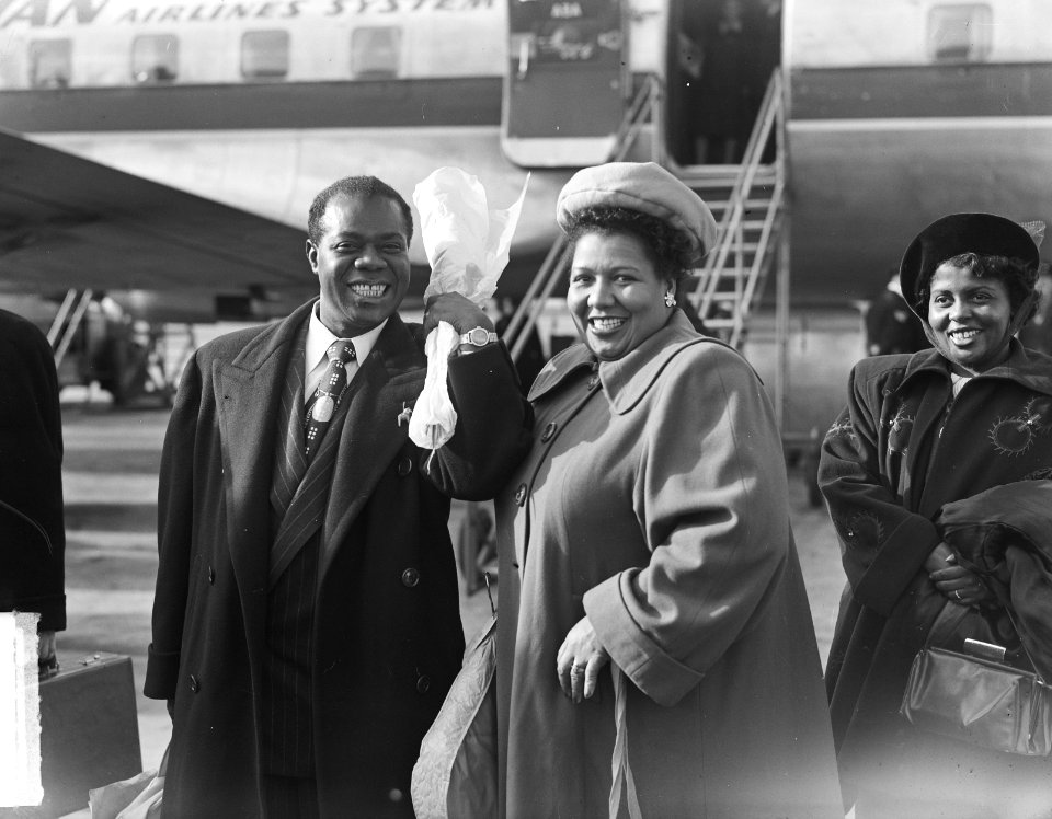 Aankomst Louis Armstrong (Schiphol) , Bestanddeelnr 903-6538