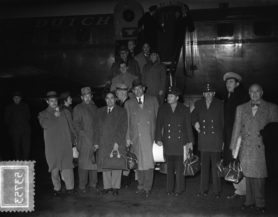 Aankomst Mexicaanse journalisten Schiphol, Bestanddeelnr 905-3752