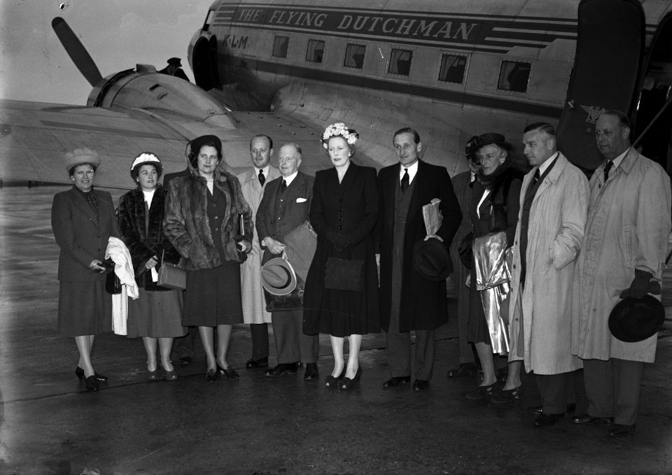 Aankomst Lord Burgkley op Schiphol, Bestanddeelnr 902-7154