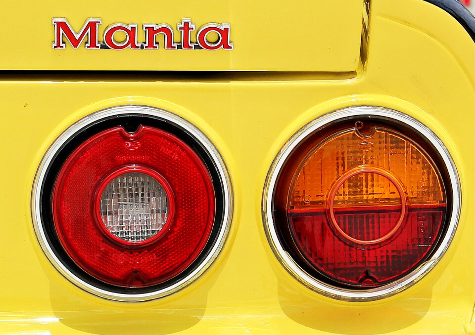 Yellow classic automotive