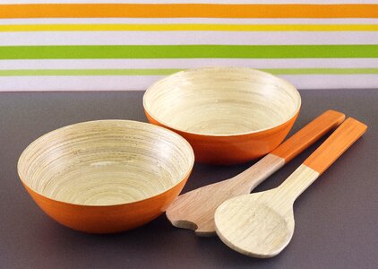 Bowls orange color