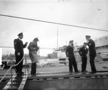 Aankomst O.24 en zeehond in Rotterdam, Bestanddeelnr 903-3023