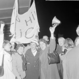Aankomst Olympische ploeg op Schiphol, Erica Terpstra, Bestanddeelnr 917-0782