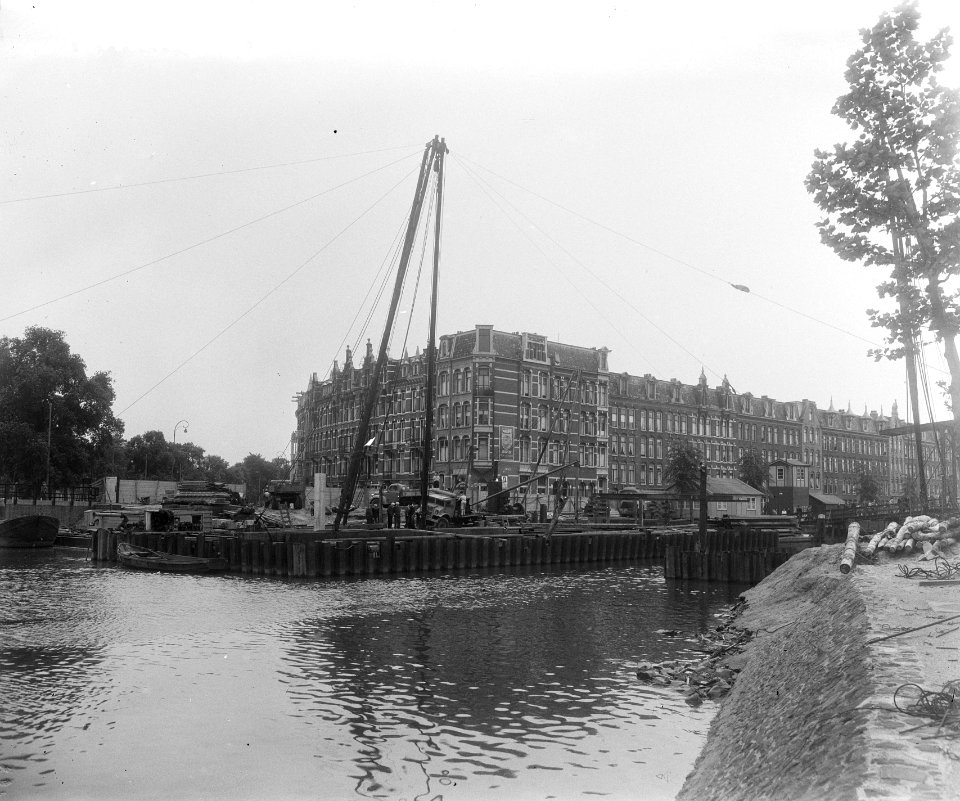 Aanbouw brug Kostverlorenvaart Amsterdam, Bestanddeelnr 905-7690