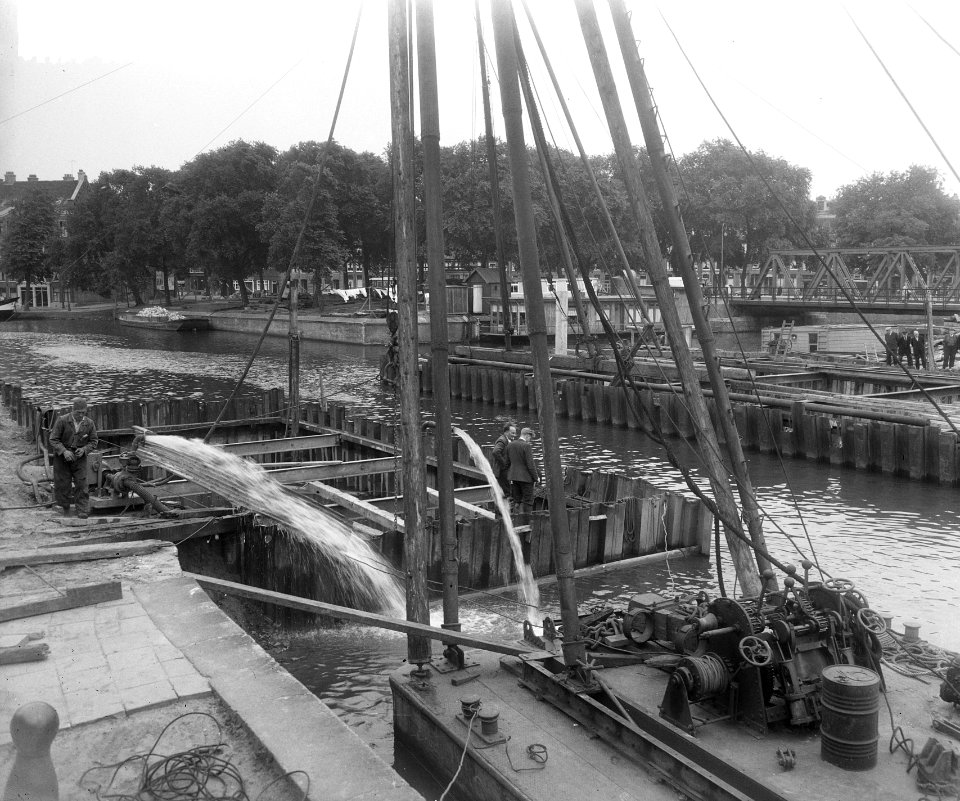Aanbouw brug Kostverlorenvaart Amsterdam, Bestanddeelnr 905-7689