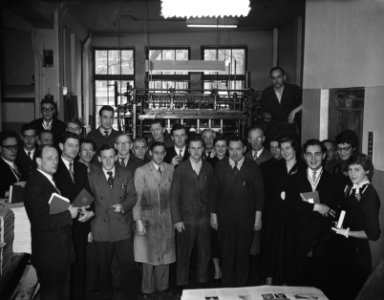 Aanbieding studentenalmanak Drukkerij Jacob van Campen, Bestanddeelnr 907-5750