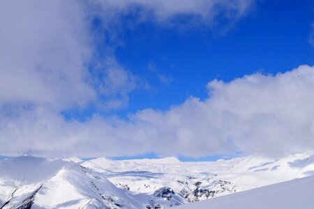 Winter nature ski