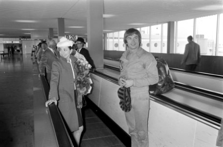 Aankomst Margot Fonteyn en Rudolf Nurejev op Schiphol Margot Fonteyn en Rudolf N, Bestanddeelnr 921-5011