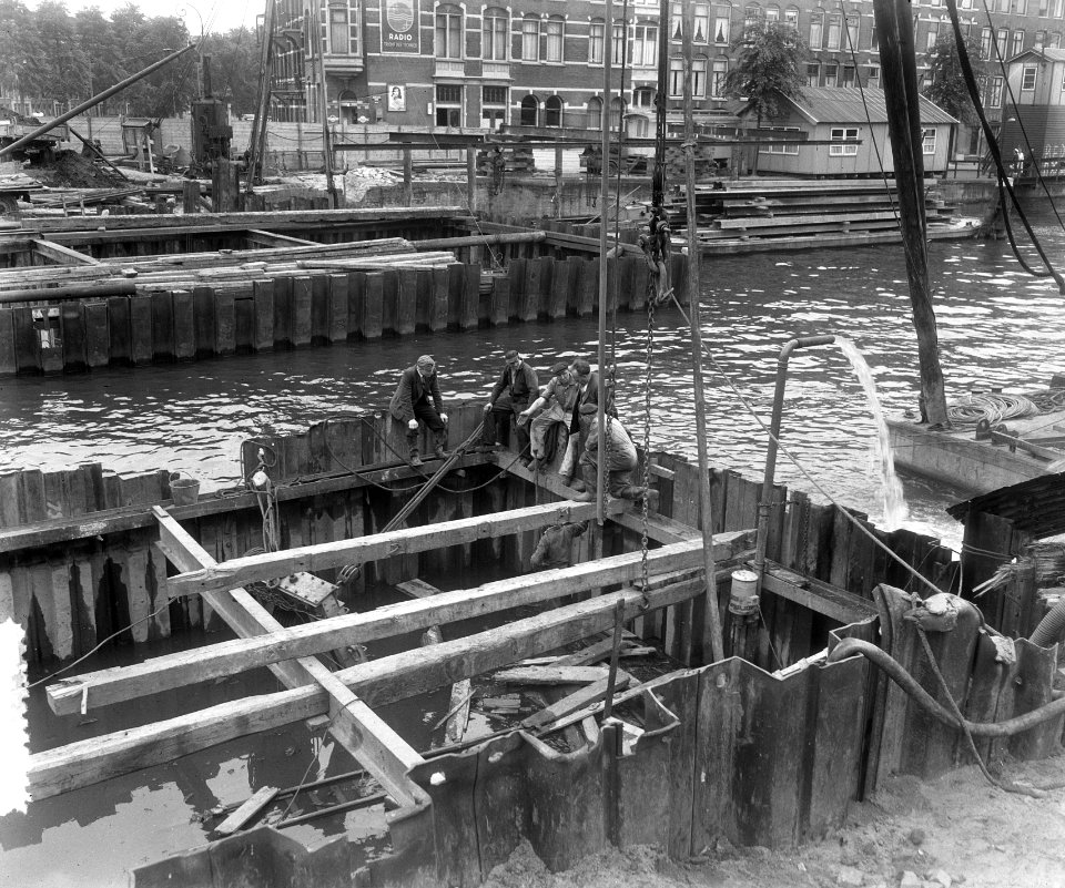 Aanbouw brug Kostverlorenvaart Amsterdam, Bestanddeelnr 905-7687