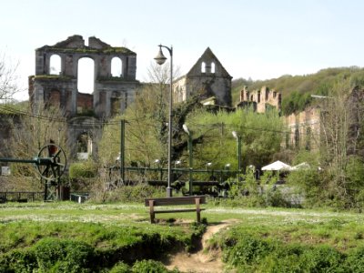 Abbaye d'Aulne vue du nord