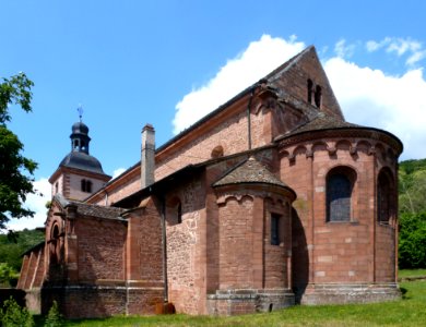 Abbatiale Saint-Jean Baptiste de Saint-Jean-Saverne (juin 2014)