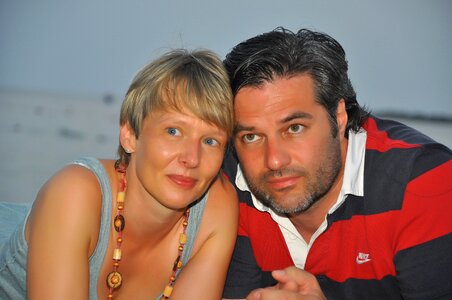 Pair family wife