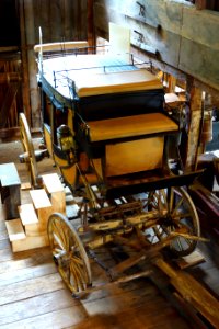 Abbott & Downing Concord Coach, view 4 - Hadley Farm Museum - DSC07695