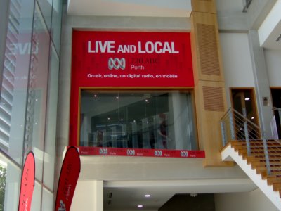 ABC Perth - 720 studio from foyer (E37@OpenHousePerth2014)