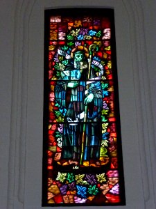 Abdij Lilbosch (Echt-Susteren) kerk, glasraam 01