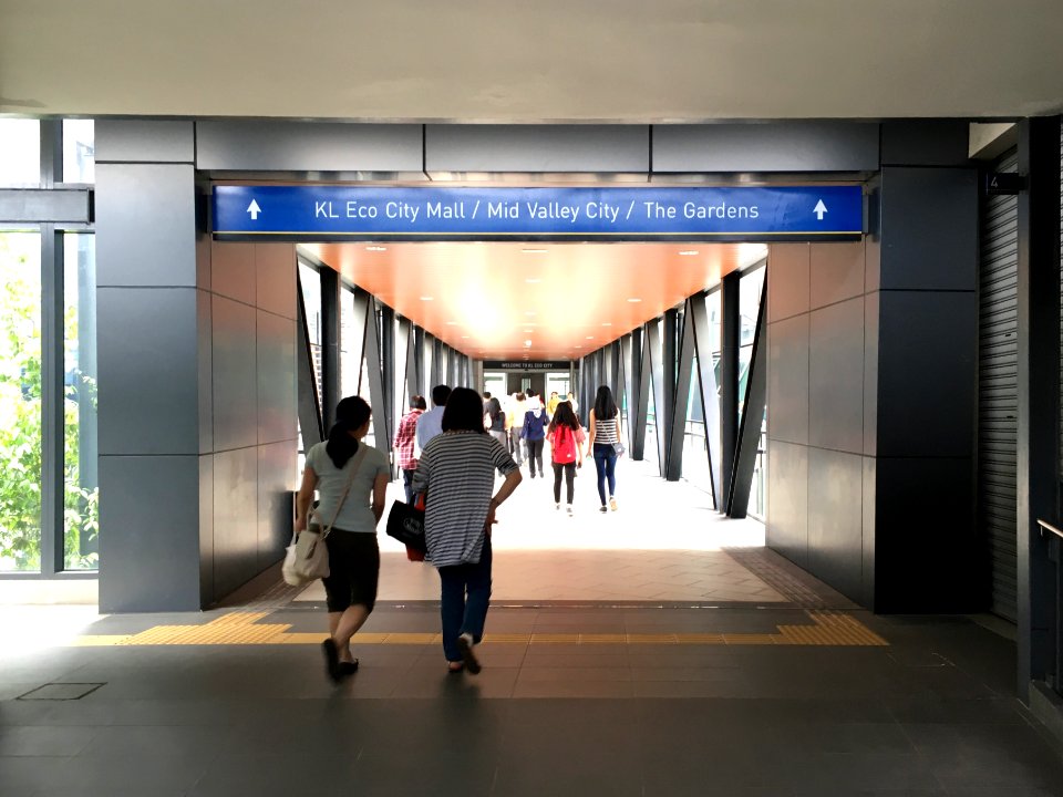 Abdullah Hukum Station KL Eco City-Mid Valley Link 1